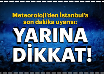 Meteoroloji'den İstanbul, Kocaeli Sakarya ve Kırklareli İçin Sağanak Yağış Uyarısı 3