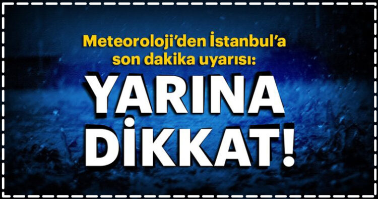 Meteoroloji'den İstanbul, Kocaeli Sakarya ve Kırklareli İçin Sağanak Yağış Uyarısı 3