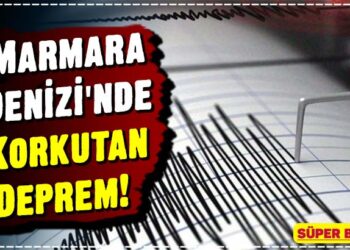 Marmara Denizi'nde Korkutan Deprem! 2