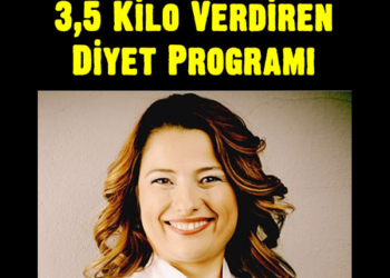 Dr. Ayça Kaya 1 Haftada 3,5 Kilo Verdiren Diyet Programı