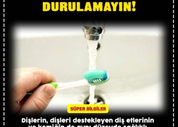 Dişinizi fırçaladıktan sonra su ile sakın durulamayın! 2