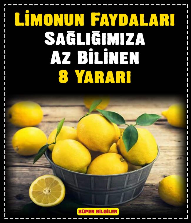 Limonun Faydaları: Sağlığımıza Az Bilinen 8 Yararı 4