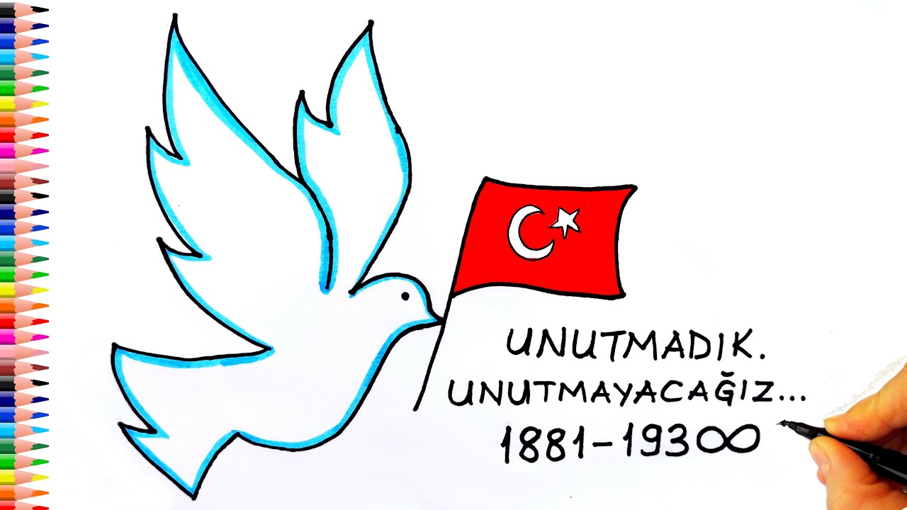 10 Kasım Atatürk'ü Anma Günü Çizimleri - 10 Kasım Resimleri - Atatürk Çizimleri - 10 Kasım Çizimleri