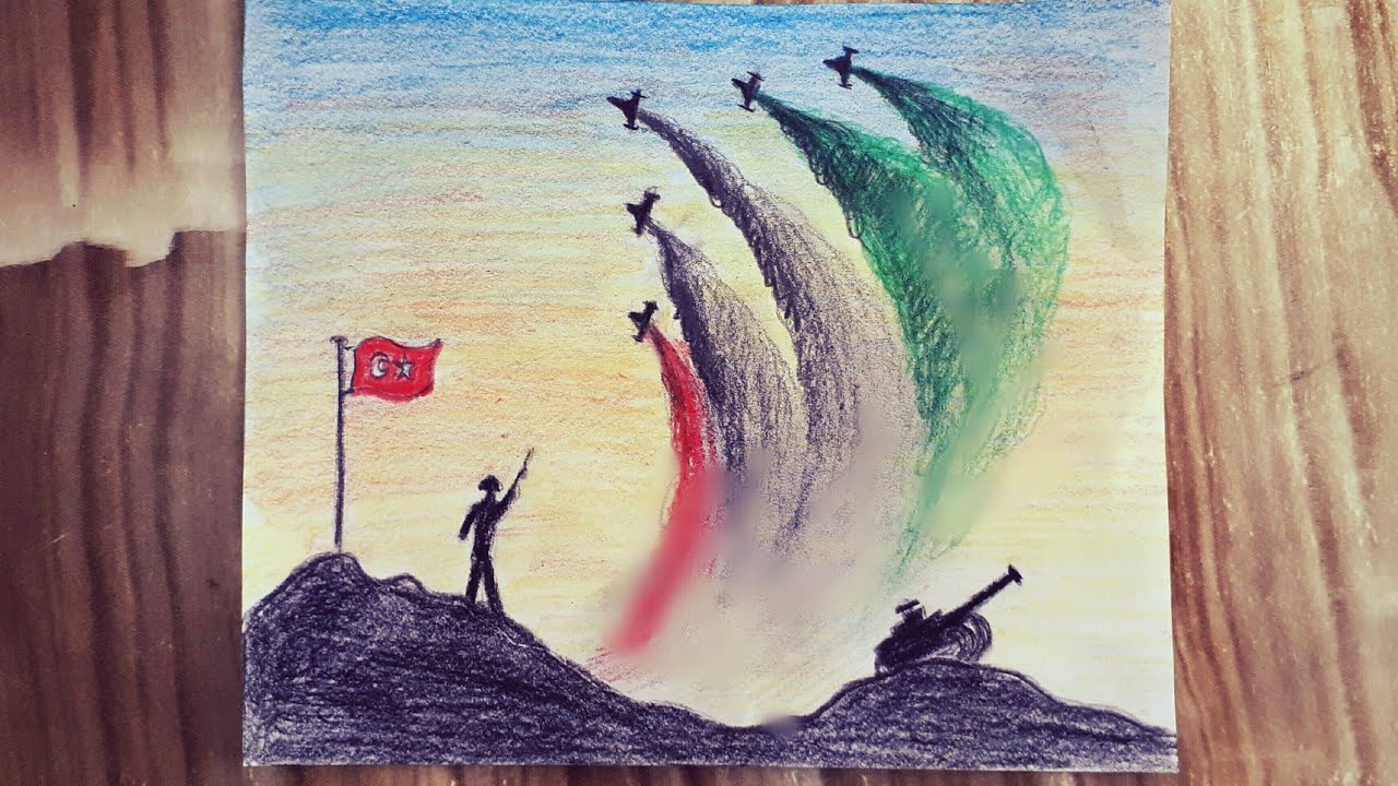 30 AĞUSTOS  ZAFER BAYRAMI RESMİ  / 30 AĞUSTOS ZAFER BAYRAMI ÇİZİMİ / VICTORY DAY OF TURKEY DRAWING