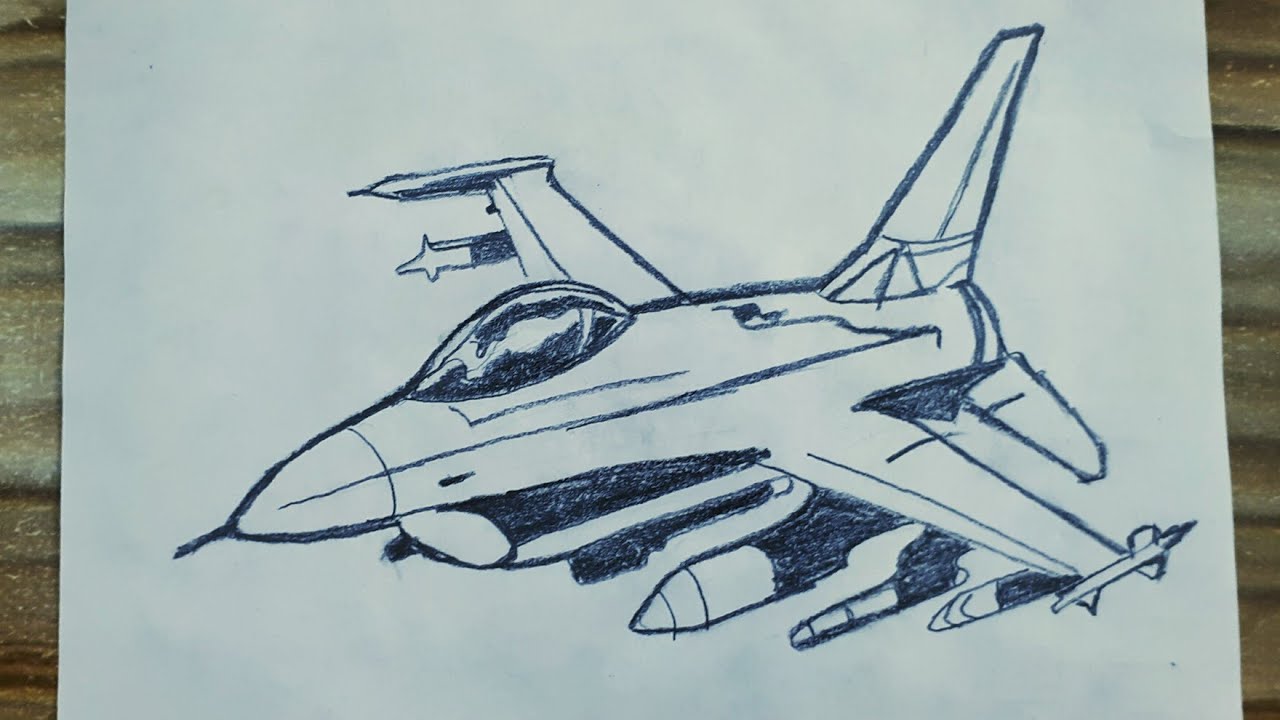 30 Ağustos Zafer Bayramı Jet çizimi  / Kolay Uçak çizimi / Easy Jet drawing / Easy Plane drawing