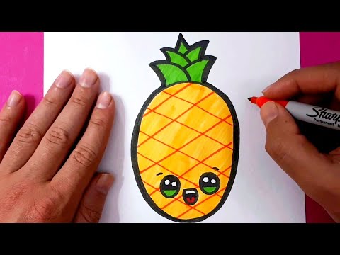 Ananas ÇizimiKolay Çizimler