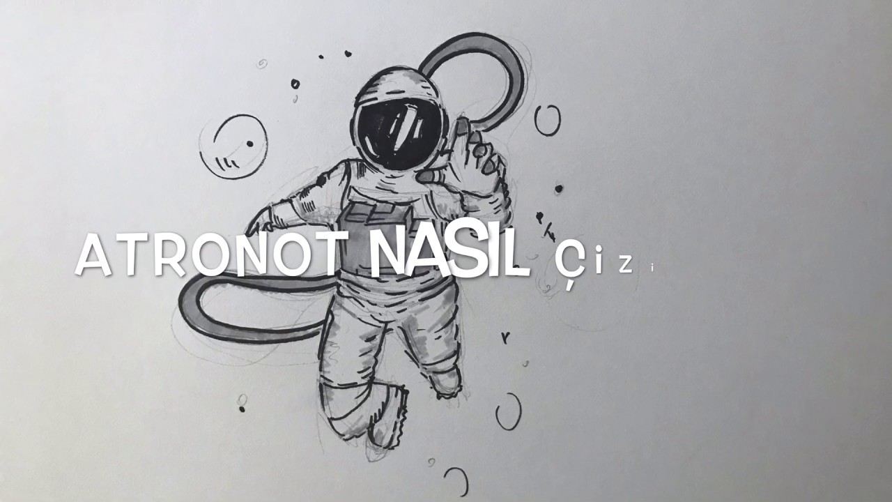 Astronot nasıl çizilir astronot  | Astronot çizimi