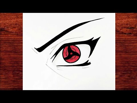 ÇOK KOLAY ANİME ÇİZİMİ / Anime Gözü Nasıl Çizilir / How to draw anime eye easy tutorial / M.A Çizim