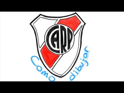 Cómo dibujar el escudo de River - Cómo dibujar el logo de River Plate