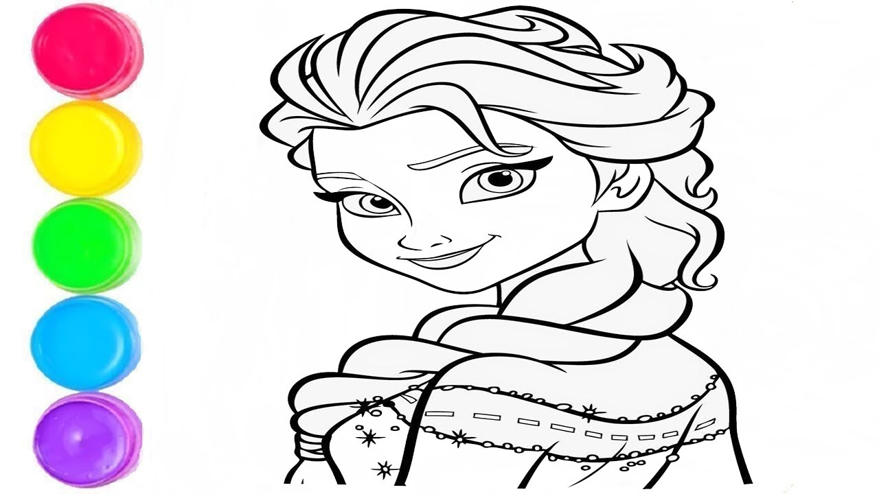 Disney Prensesleri nasıl çizilir | çocuklar için boyama ve çizim videoları | nasıl çizilir
