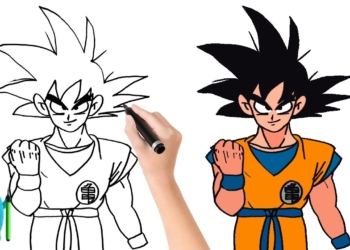 Dragon Ball Goku Çizimi How to The Saiyans