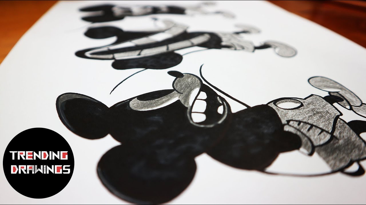 Drawing Mickey Mouse Craziness Injection All Phases