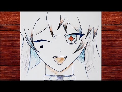 Easy Anime Drawing / How to Draw Cute Anime Girl For Beginners / Sketch Art Tutorial / M.A Drawings