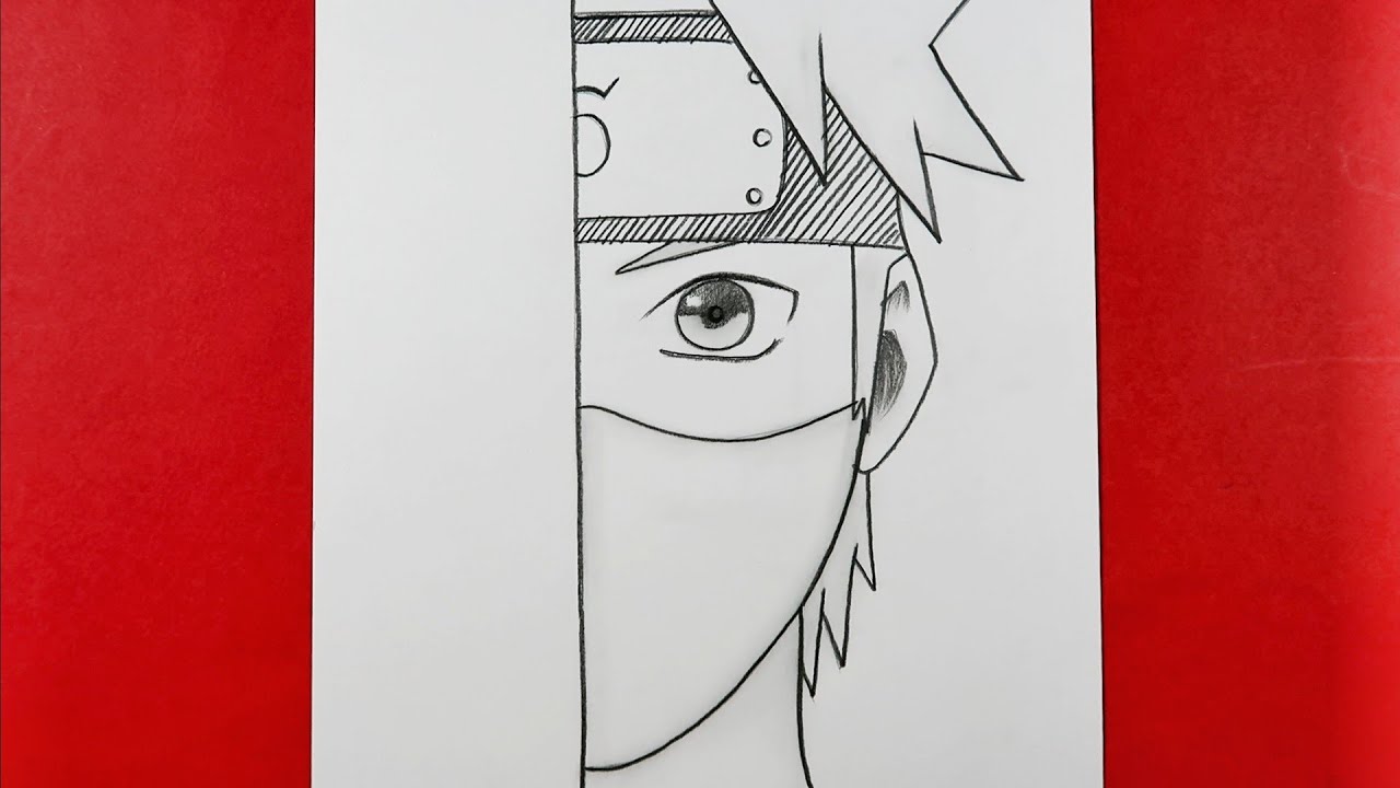 Easy Anime Sketch / How To Draw Naruto Easy Tutorial / ma drawings