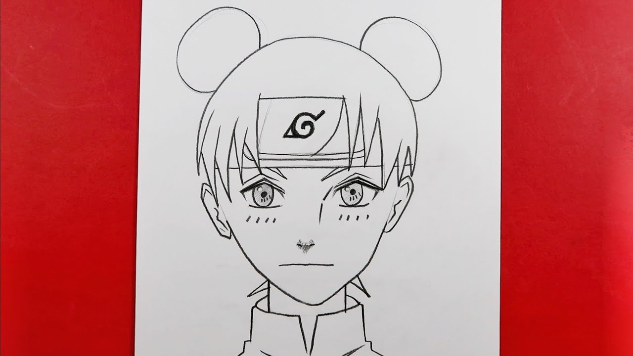 Easy Anime Sketch / How To Draw Naruto Girl Easy Tutorial For Beginners