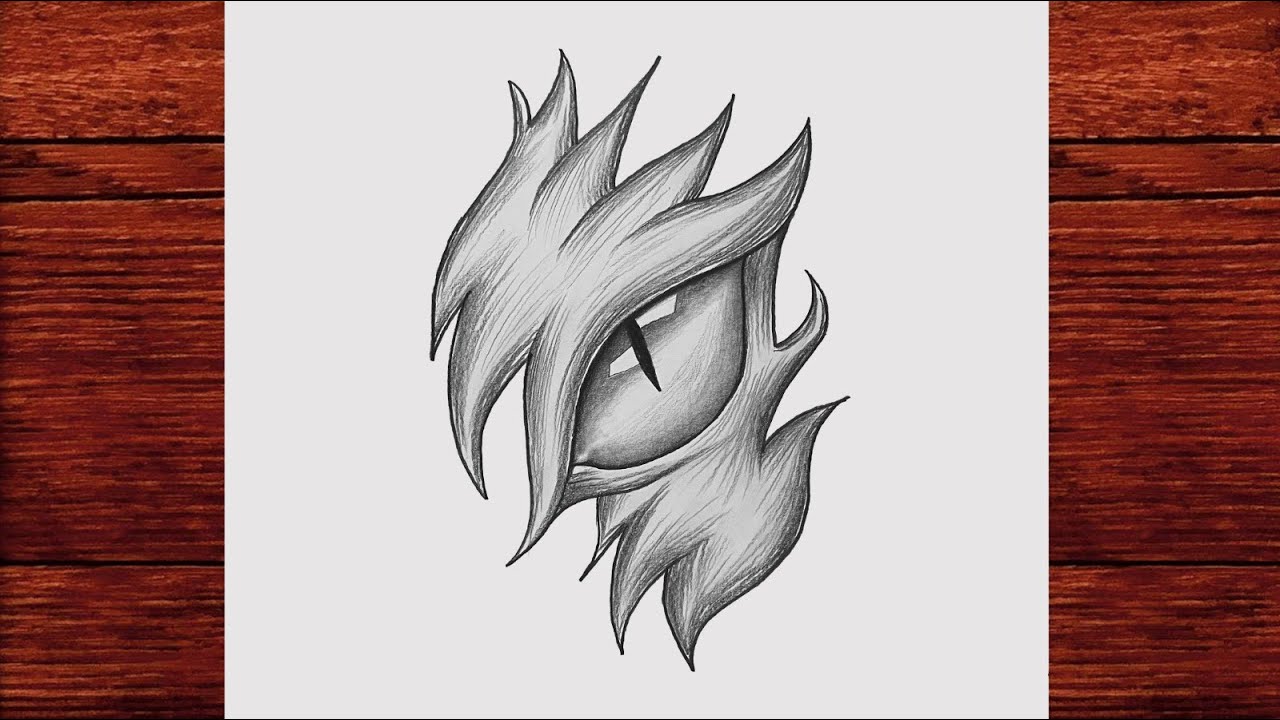Ejderha Gözü Çizimi - How To Draw A Dragon Eye Step By Step - Dragon