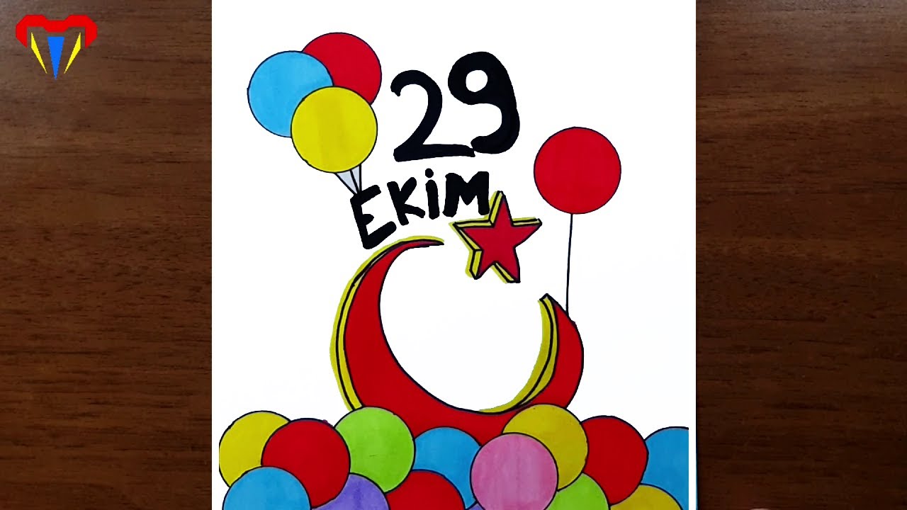 GÜZEL 29 ekim cumhuriyet bayramı resmi, 29 ekim çizimleri,