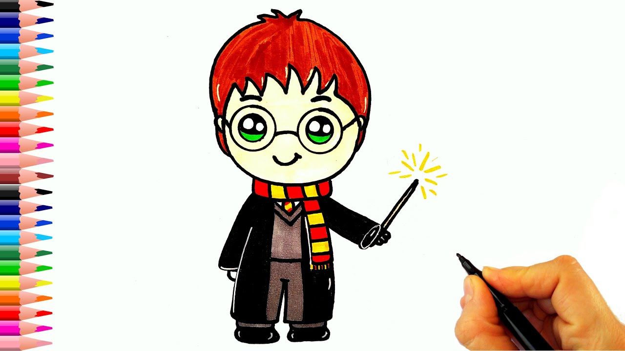 Harry Potter Çizimi - Harry Potter Nasıl Çizilir? - How To Draw Harry Potter
