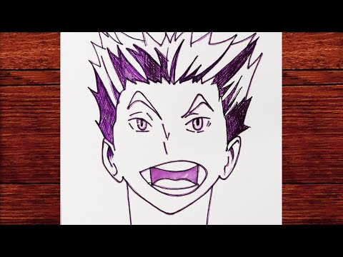 How To Draw Anime Boy Easy Tutorial / Sketch Art / M.A Drawings
