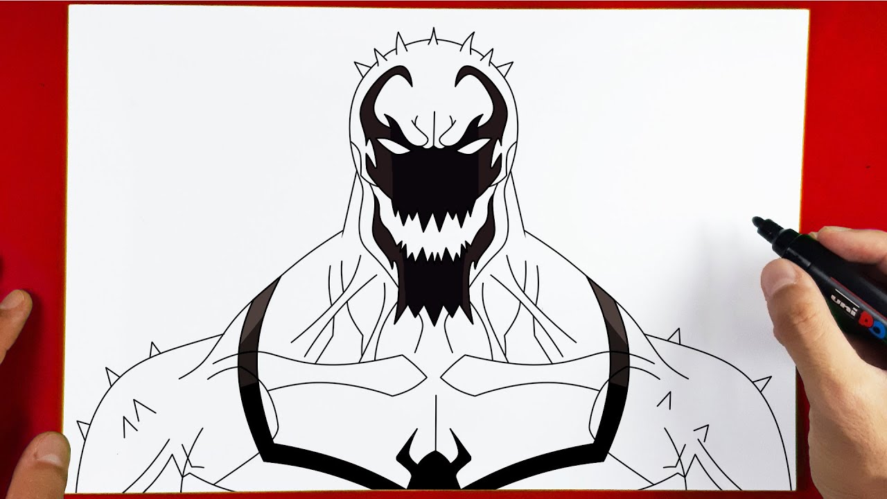 How To Draw Anti Venom | Marvel