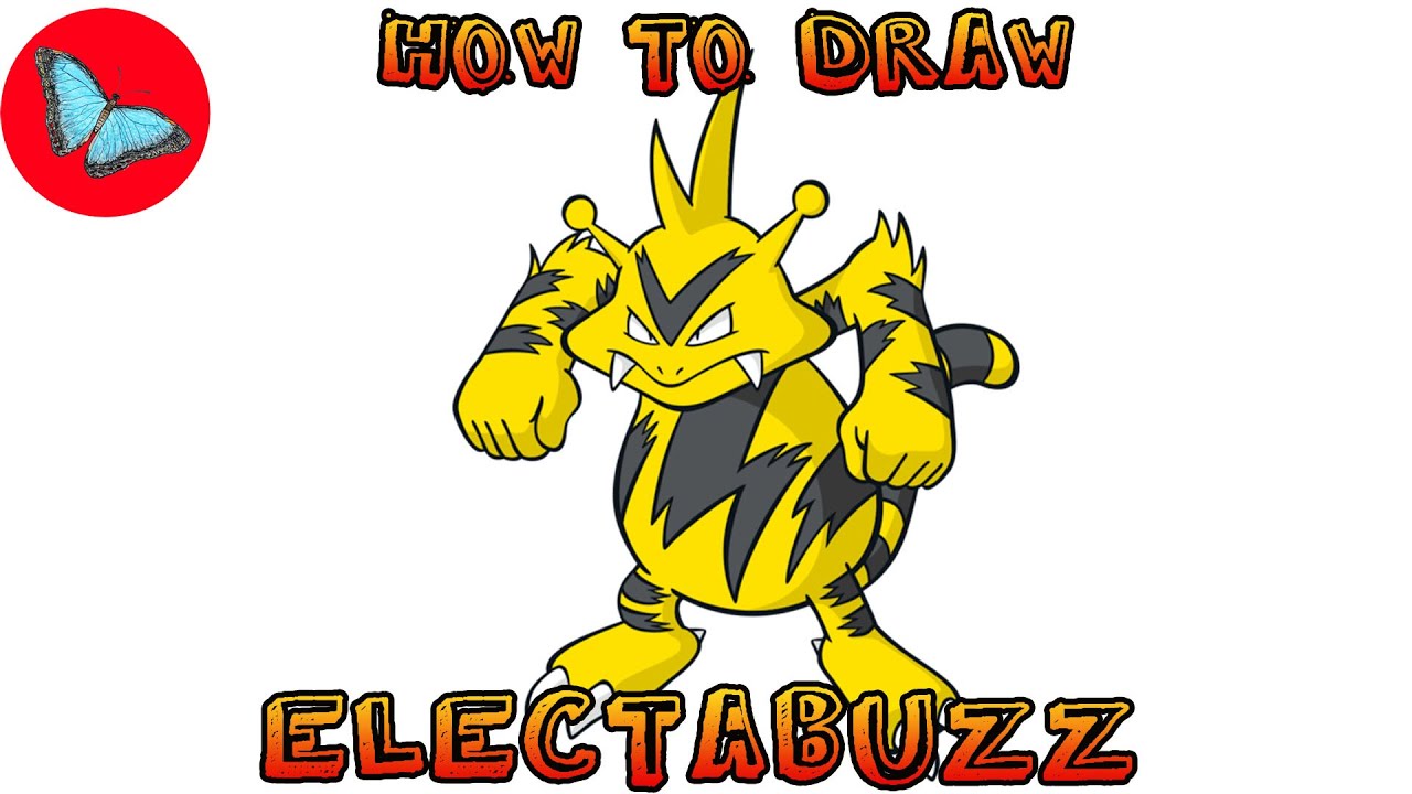 How To Draw Electabuzz Pokemon | Drawing Animals