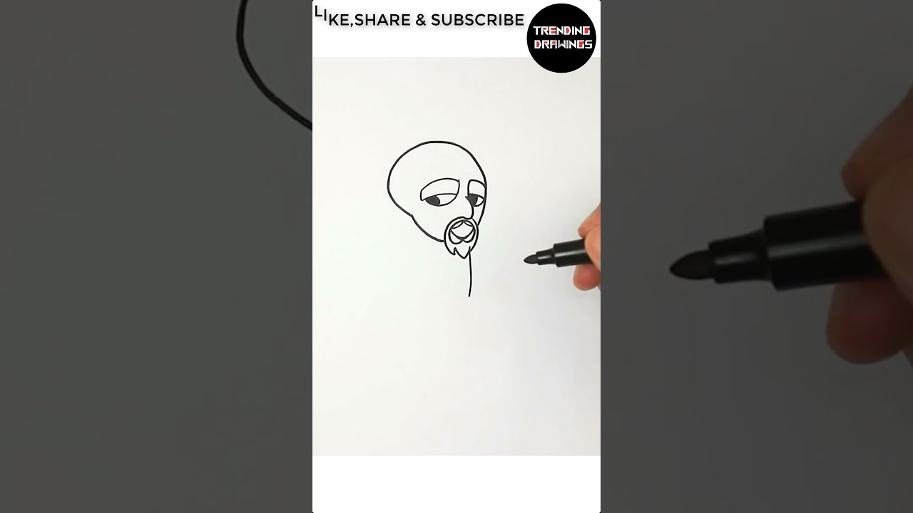 How To Draw FNF MOD Character - Matt SHORT
