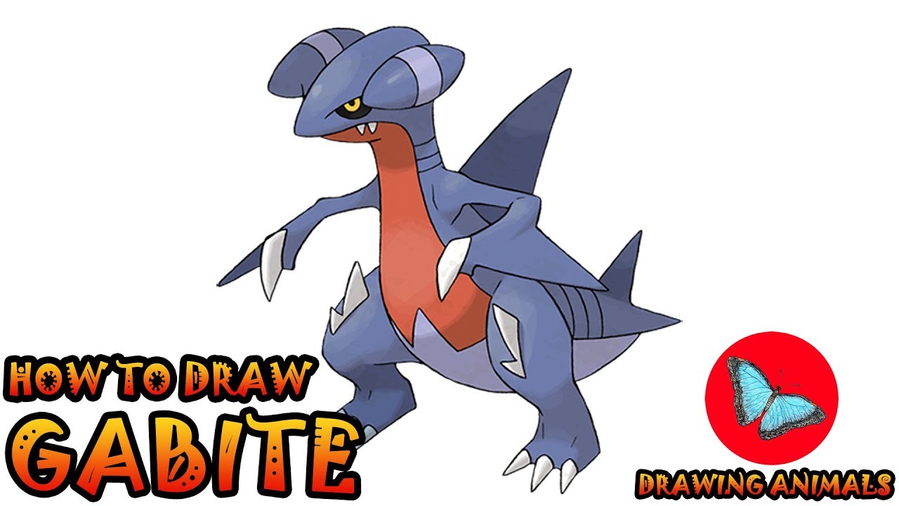 How To Draw Gabite Pokemon | Coloring and Drawing For Kids