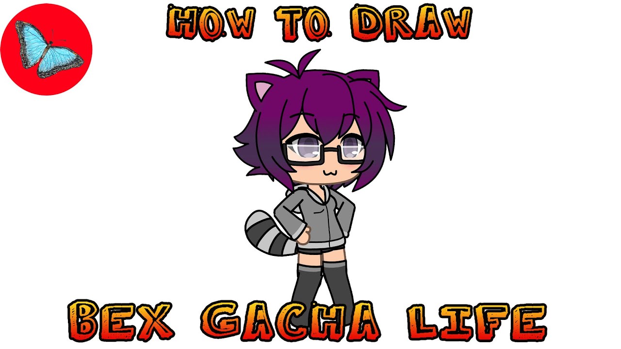 How To Draw Gacha Life Character 18 |  Bex | Drawing Animals