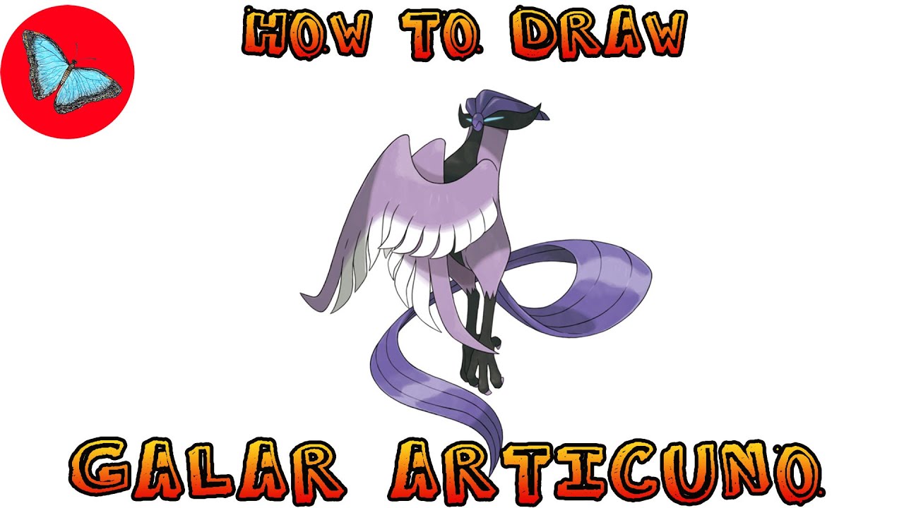 How To Draw Galar Articuno Pokemon | Drawing Animals