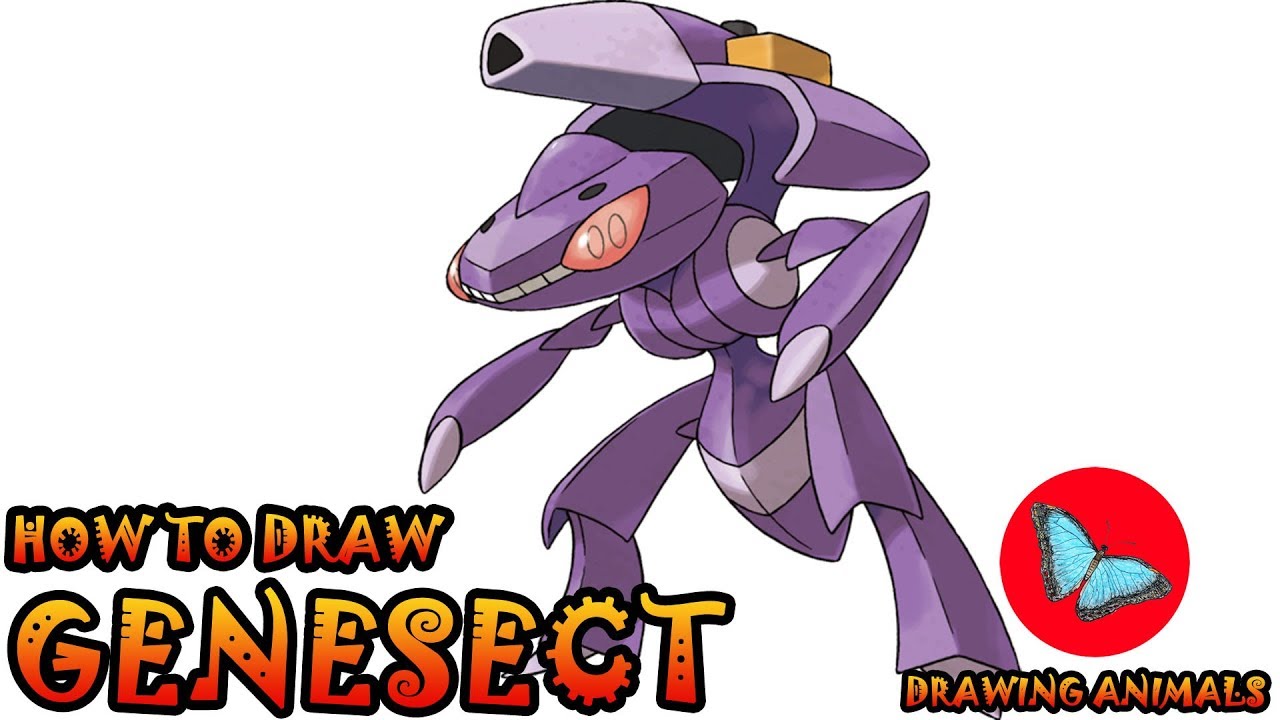 How To Draw Genesect Pokemon | Drawing Animals