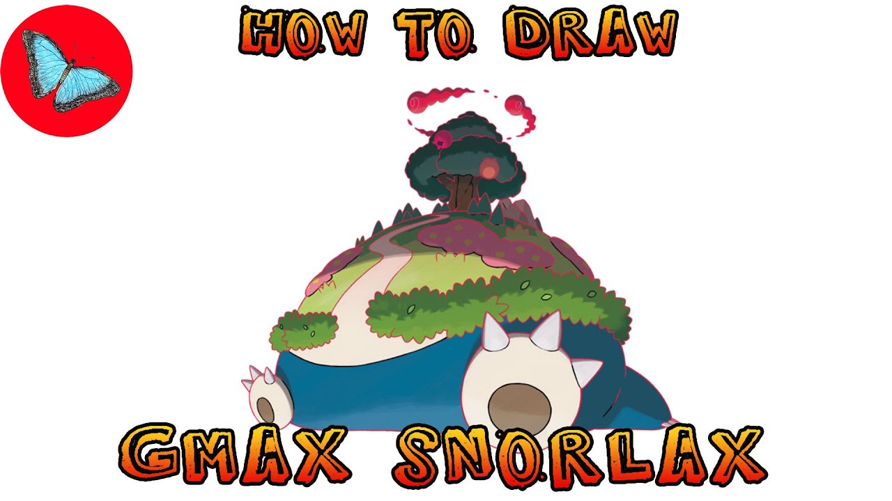 How To Draw Gigantamax Snorlax  Pokemon | Drawing Animals