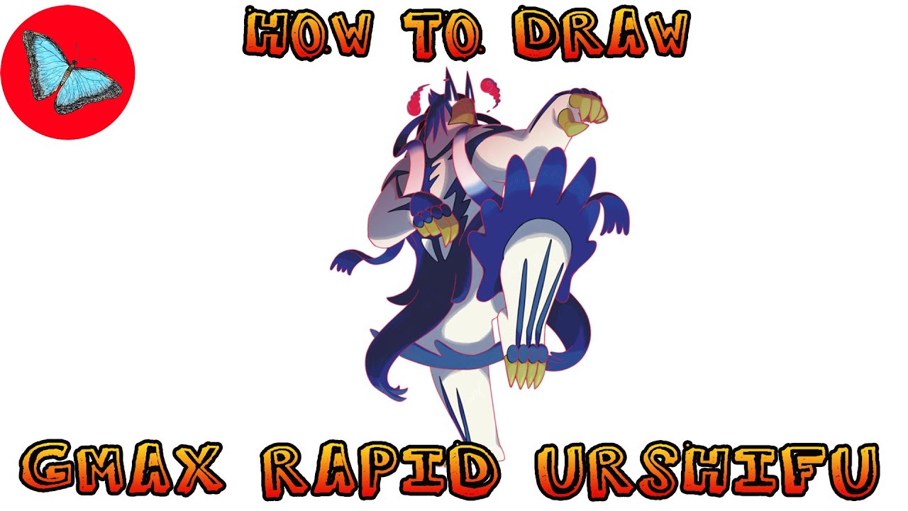 How To Draw Gmax Rapid Urshifu Pokemon | Drawing Animals