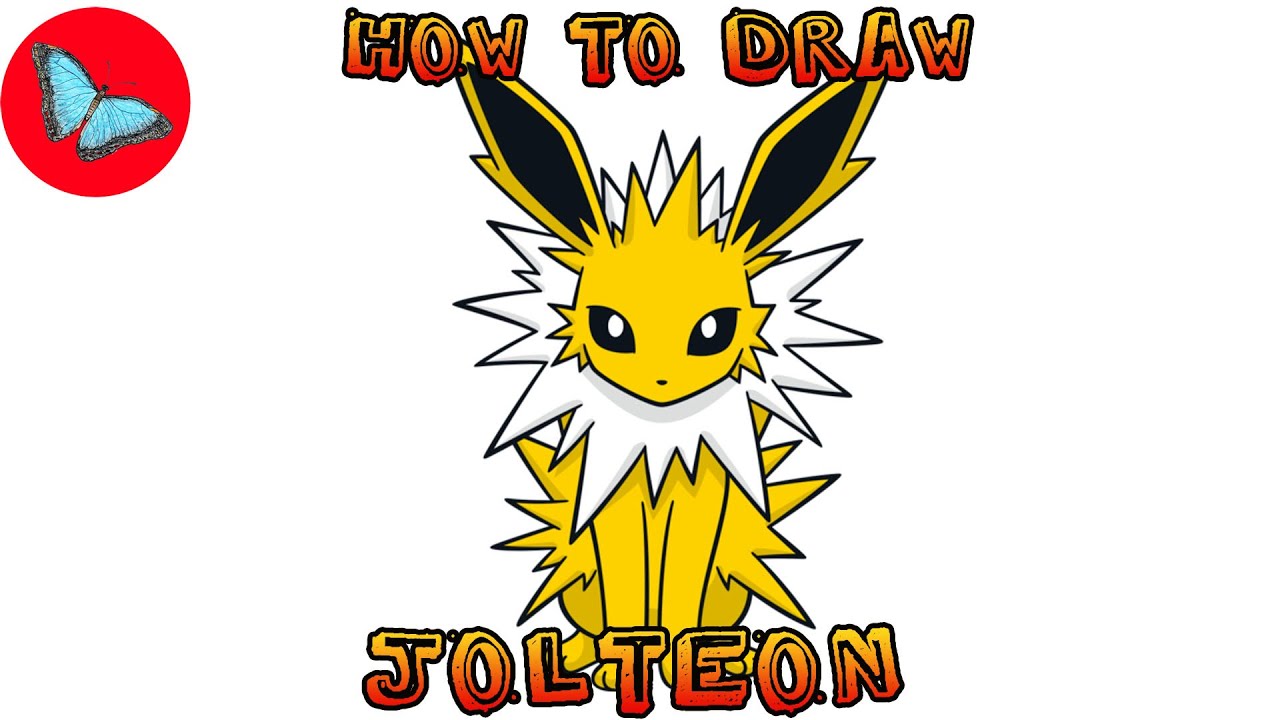 How To Draw Jolteon Pokemon | Drawing Animals