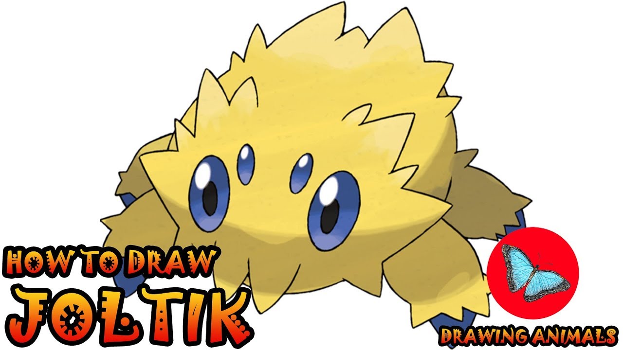 How To Draw Joltik Pokemon | Drawing Animals