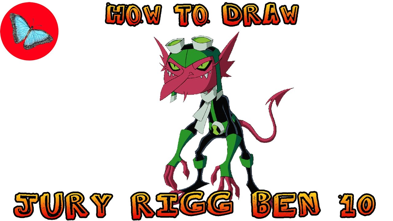 How To Draw Jury Rigg From Ben 10 | Drawing Animals