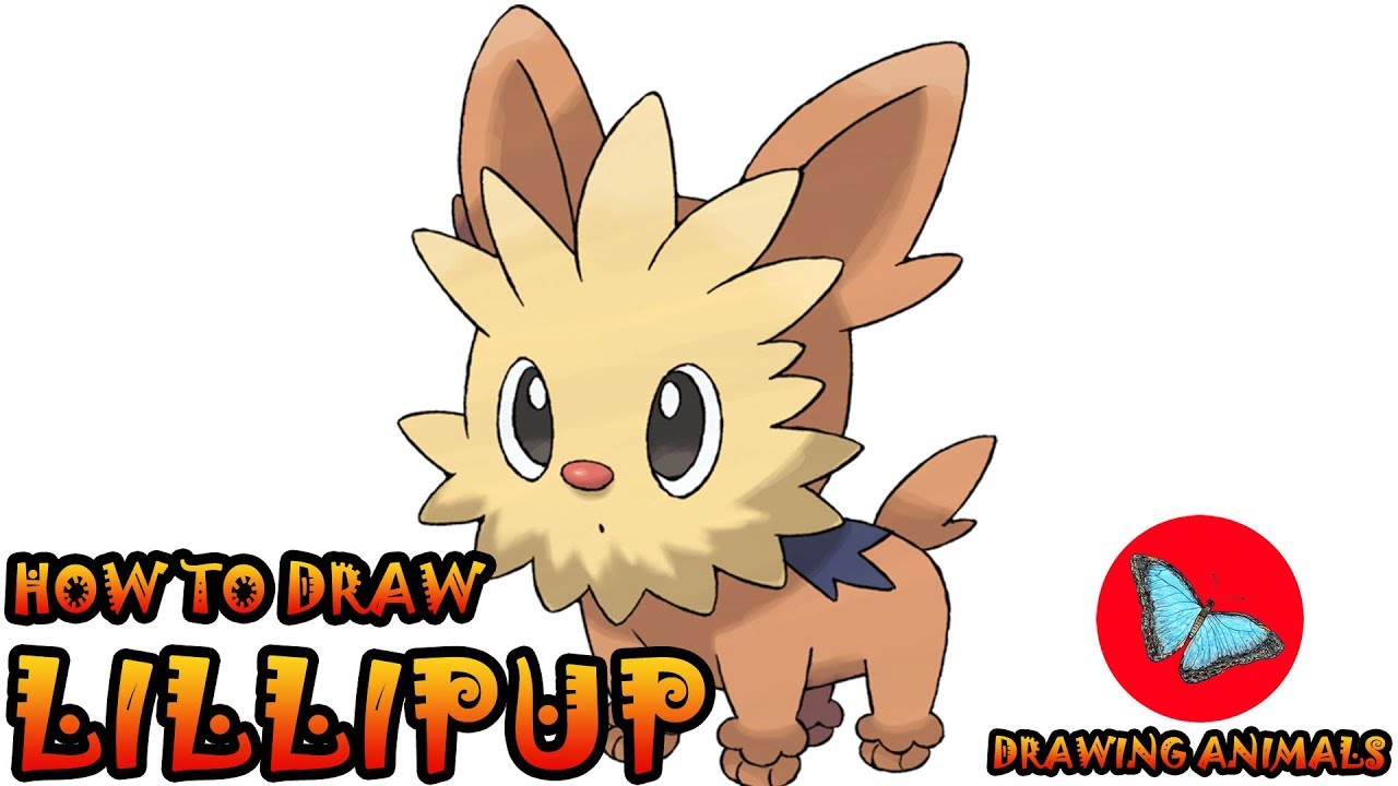 How To Draw Lillipup Pokemon | Drawing Animals