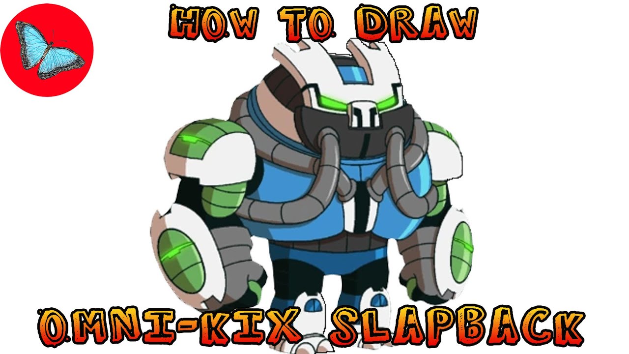 How To Draw Omni-Kix Slapback From Ben 10 | Drawing Animals