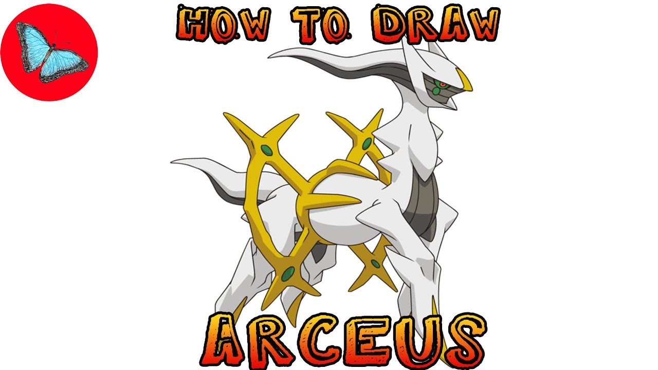 How To Draw Pokemon - Arceus | Drawing Animals