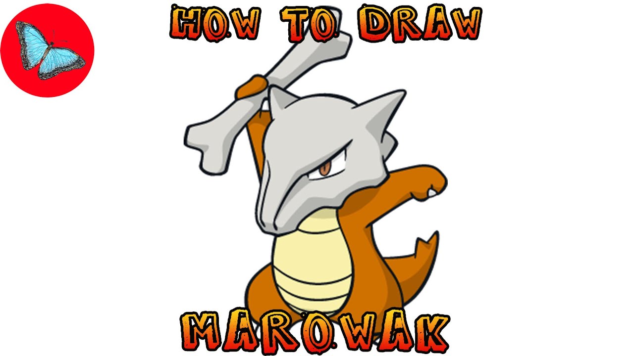How To Draw Pokemon - Marowak | Drawing Animals