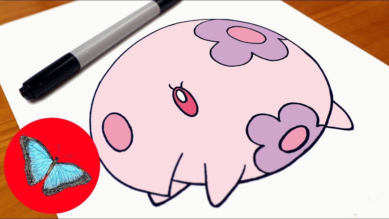 How To Draw Pokemon - Munna Easy Step by Step