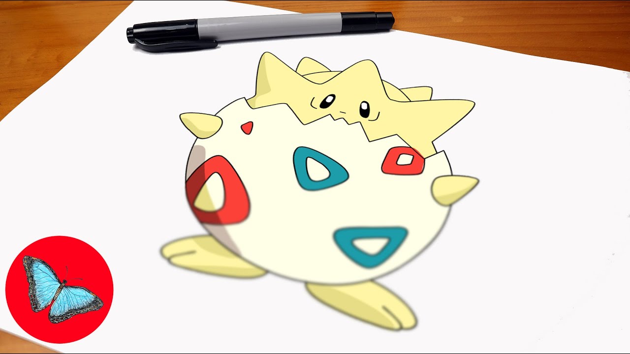 How To Draw Pokemon - Togepi Step by Step