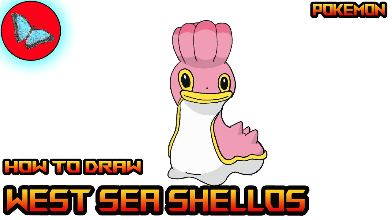 How To Draw Pokemon - West Sea Shellos