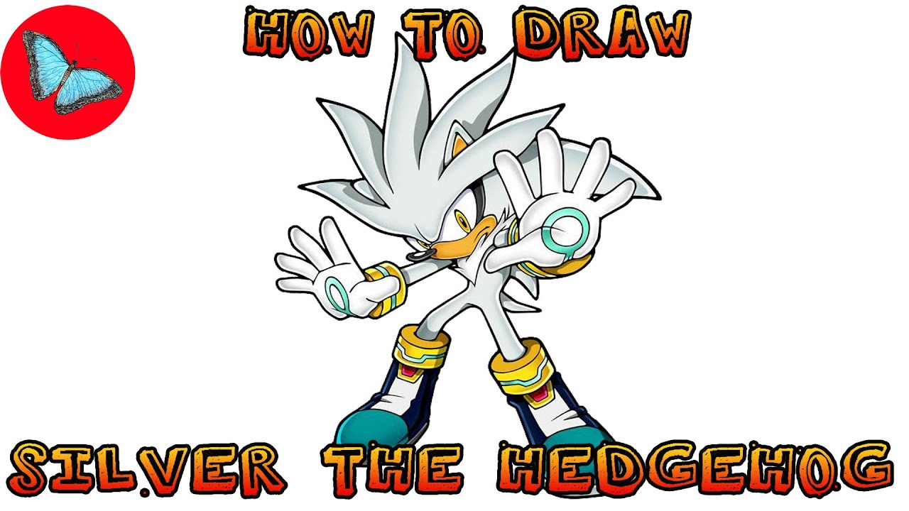 How To Draw Silver the Hedgehog - Sonic the Hedgehog | Drawing Animals