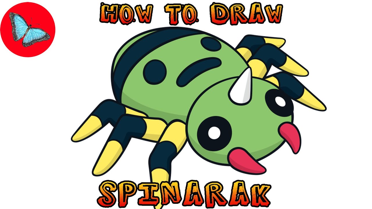 How To Draw Spinarak Pokemon | Drawing Animals