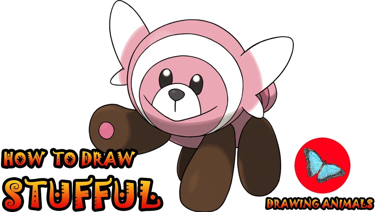 How To Draw Stufful Pokemon | Drawing Animals