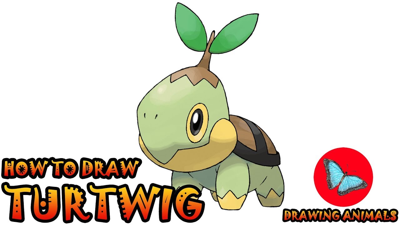How To Draw Turtwig Pokemon | Coloring and Drawing For Kids