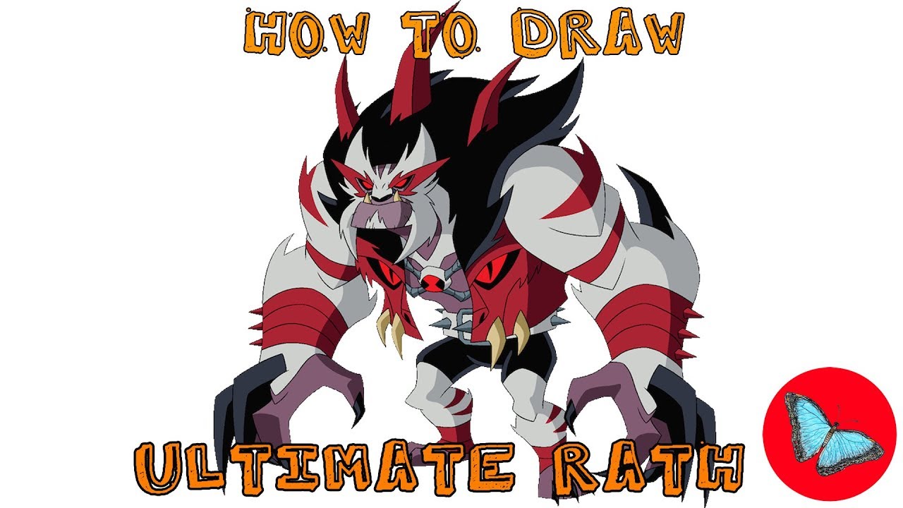 How To Draw Ultimate Rath From Ben 10 | Drawing Animals
