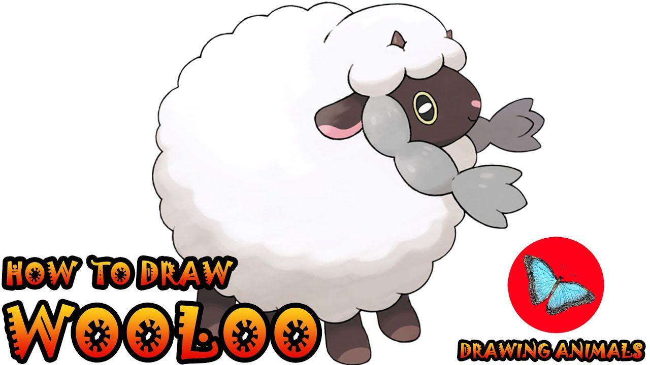 How To Draw Wooloo Pokemon | Drawing Animals