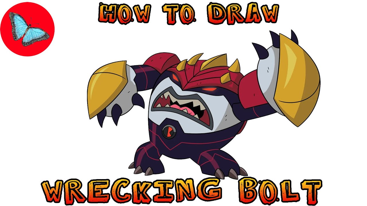 How To Draw Wrecking Bolt From Ben 10 | Drawing Animals