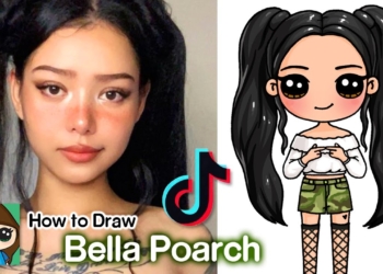 How to Draw Bella Poarch | TikTok Star